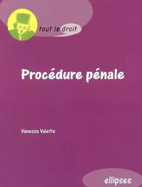 Couverture du produit · Procédure pénale