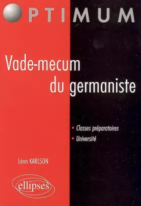 Couverture du produit · Vade-mecum du germaniste