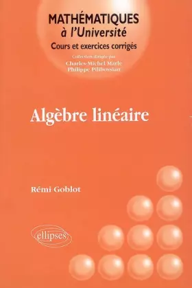 Couverture du produit · Algèbre linéaire