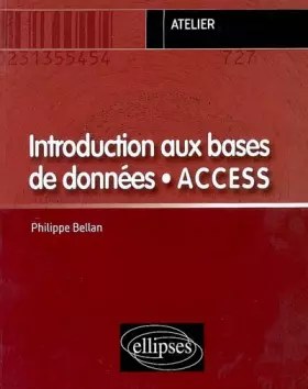 Couverture du produit · Introduction aux bases de données Access