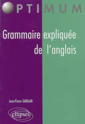 Couverture du produit · Grammaire expliquée de l'anglais
