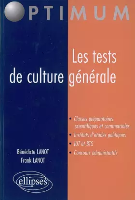 Couverture du produit · Les tests de culture générale