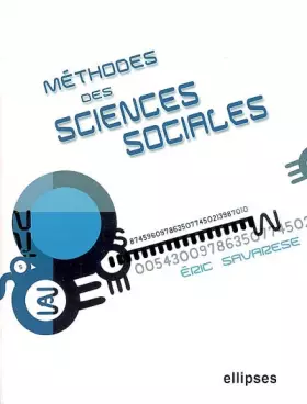 Couverture du produit · Méthodes des sciences sociales