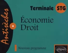 Couverture du produit · Economie-Droit Tle STG
