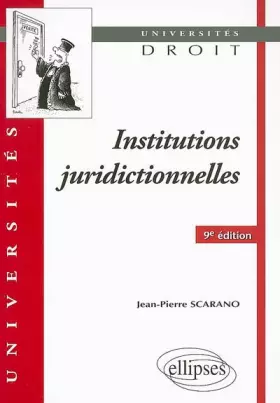 Couverture du produit · Institutions juridictionnelles