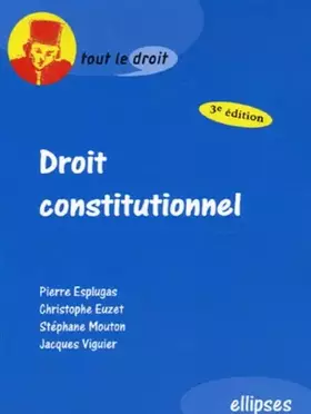 Couverture du produit · Droit constitutionnel