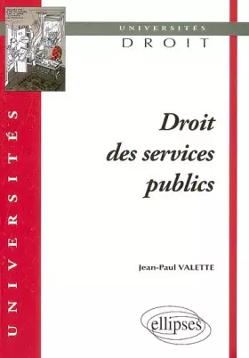 Couverture du produit · Droit des services publics