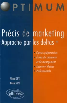 Couverture du produit · Précis de marketing : Approche par les deltas +