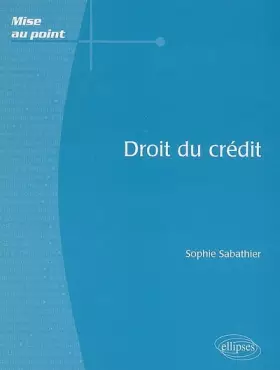 Couverture du produit · Droit du crédit
