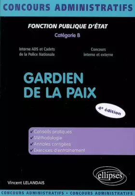 Couverture du produit · Gardien de la paix