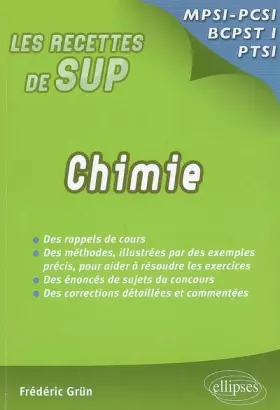 Couverture du produit · Chimie : Classes prépas MPSI - PCSI - PTSI