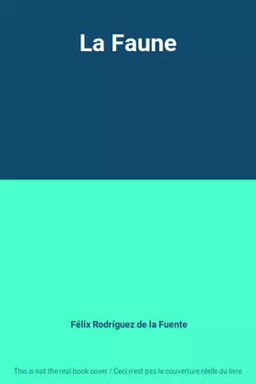 Couverture du produit · La Faune
