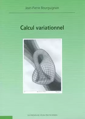 Couverture du produit · Calcul variationnel