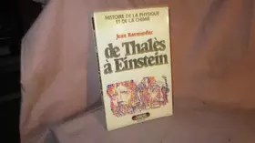 Couverture du produit · De Thalès à Einstein (Axes)