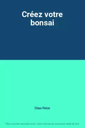 Couverture du produit · Créez votre bonsai