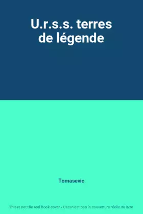 Couverture du produit · U.r.s.s. terres de légende