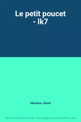 Couverture du produit · Le petit poucet - lk7