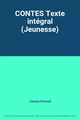 Couverture du produit · CONTES Texte intégral (Jeunesse)