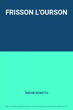 Couverture du produit · FRISSON L'OURSON