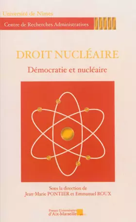 Couverture du produit · Droit nucléaire - Démocratie et nucléaire