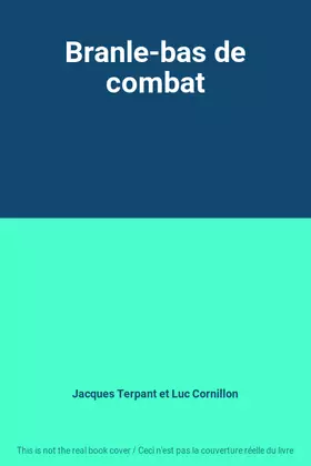 Couverture du produit · Branle-bas de combat