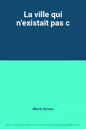 Couverture du produit · La ville qui n'existait pas c