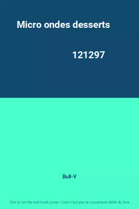Couverture du produit · Micro ondes desserts                                                                          121297