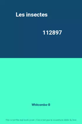 Couverture du produit · Les insectes                                                                                  112897