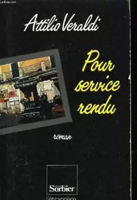 Couverture du produit · Pour service rendu