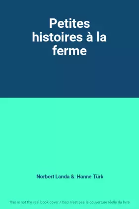 Couverture du produit · Petites histoires à la ferme