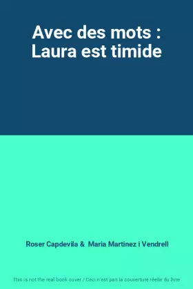 Couverture du produit · Avec des mots : Laura est timide