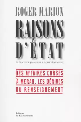 Couverture du produit · Raisons d'Etat