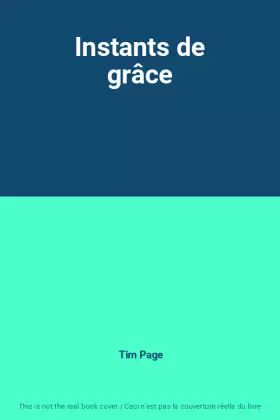 Couverture du produit · Instants de grâce