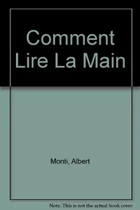 Couverture du produit · COMMENT LIRE LA MAIN