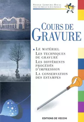 Couverture du produit · Cours de gravure