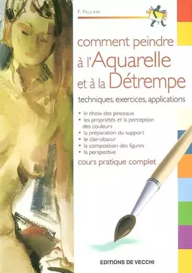Couverture du produit · Comment peindre à l'aquarelle et à la détrempe