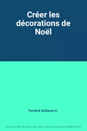 Couverture du produit · Créer les décorations de Noël