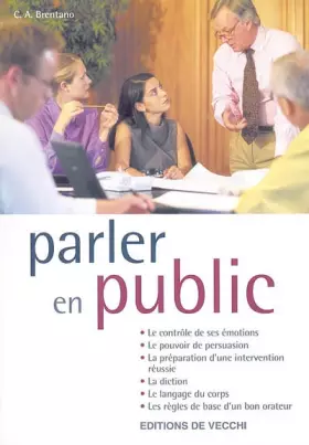 Couverture du produit · Parler en public