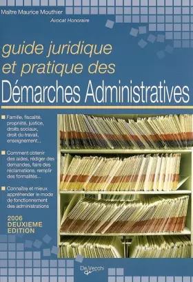 Couverture du produit · Démarches Administratives