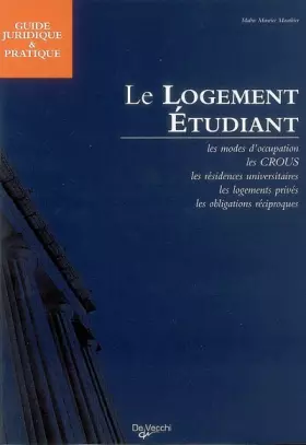 Couverture du produit · Le logement étudiant
