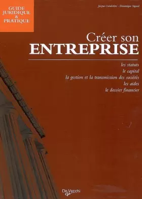 Couverture du produit · Créer son entreprise
