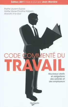 Couverture du produit · Code commenté du travail