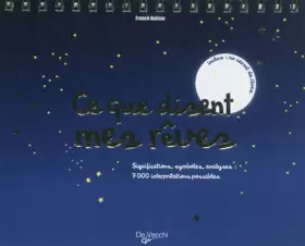 Couverture du produit · Ce que disent mes rêves