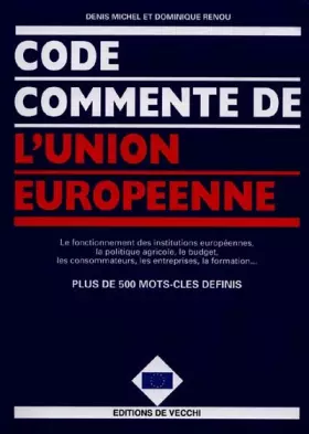 Couverture du produit · Le Code commenté de l'Union Européenne