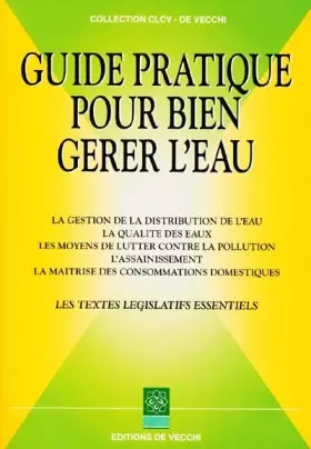 Couverture du produit · Guide pratique pour bien gérer l'eau