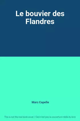 Couverture du produit · Le bouvier des Flandres