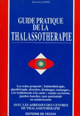 Couverture du produit · Guide De La Thalassotherapie