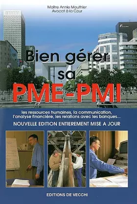 Couverture du produit · Bien gérer sa PME-PMI. Edition 2002