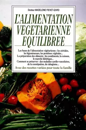 Couverture du produit · L'alimentation végétarienne équilibrée