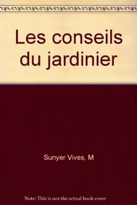 Couverture du produit · Les Conseils Du Jardinier